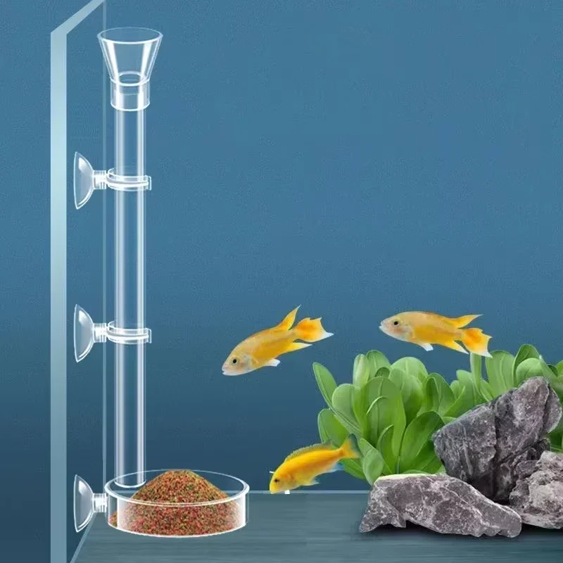 Aquarium Plant Red - Aquarium Glass Feeding Tube & Shrimp