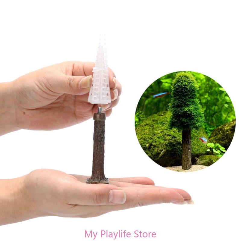 Aquarium Moss Decoration Fish  - Aquarium Planted Tree review and price