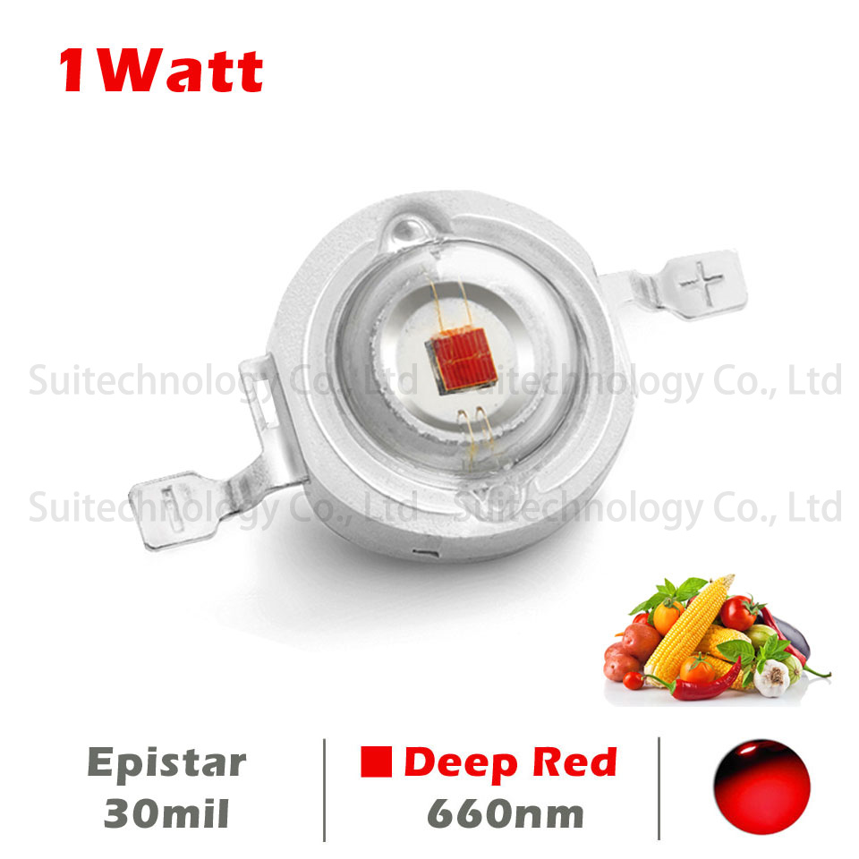 10-50PCS Deep Red 660nm LED La - Aquarium Plant Red review and price