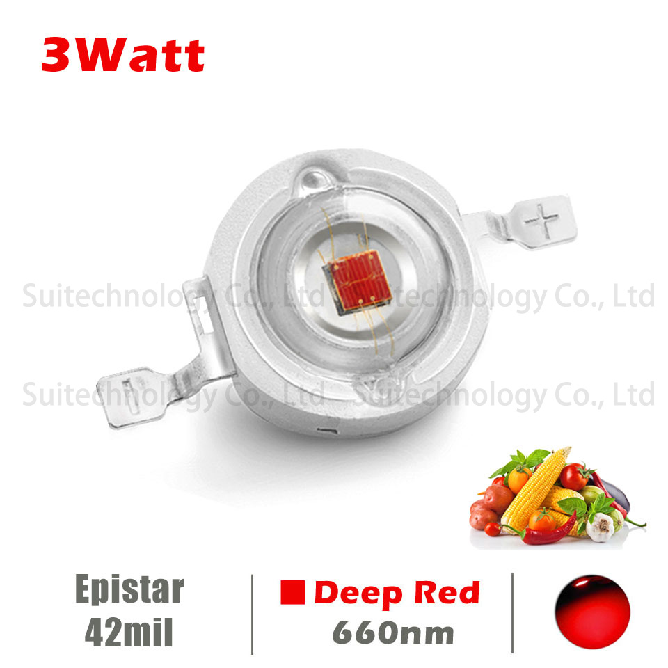 10-50PCS Deep Red 660nm LED La - Aquarium Plant Red review and price