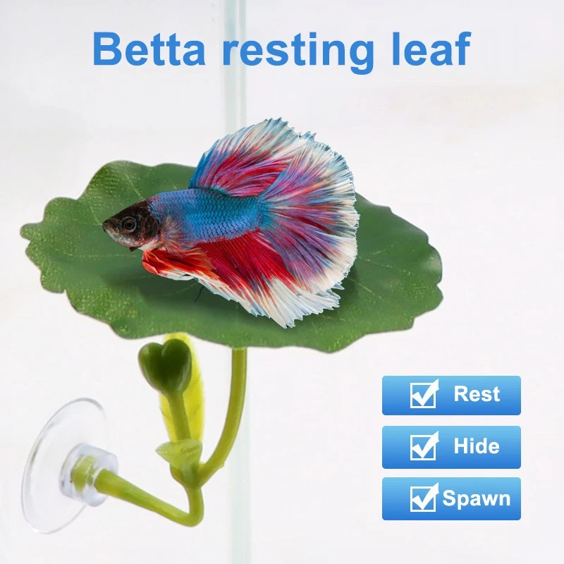 Artificial Betta Leaf Hammock  - Aquarium Planted Tree review and price