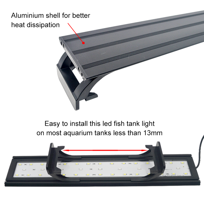 Aquarium LED Light for 16-64CM - Aquarium Plant Growth Light review and price