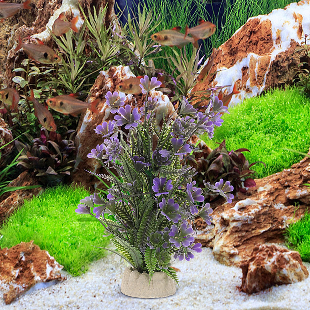 2pcs Aquarium Decor Artificial - Aquarium Plant Red review and price