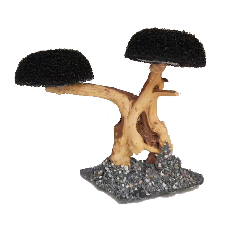 Fish tank greening wood frame  - Aquarium Planted Tree review and price