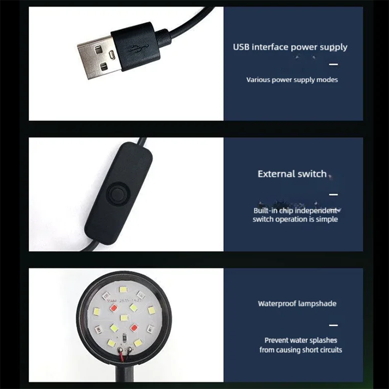 USB LED Fish Tank Clip Lamp Hi - Aquarium Plant Growth Light review and price