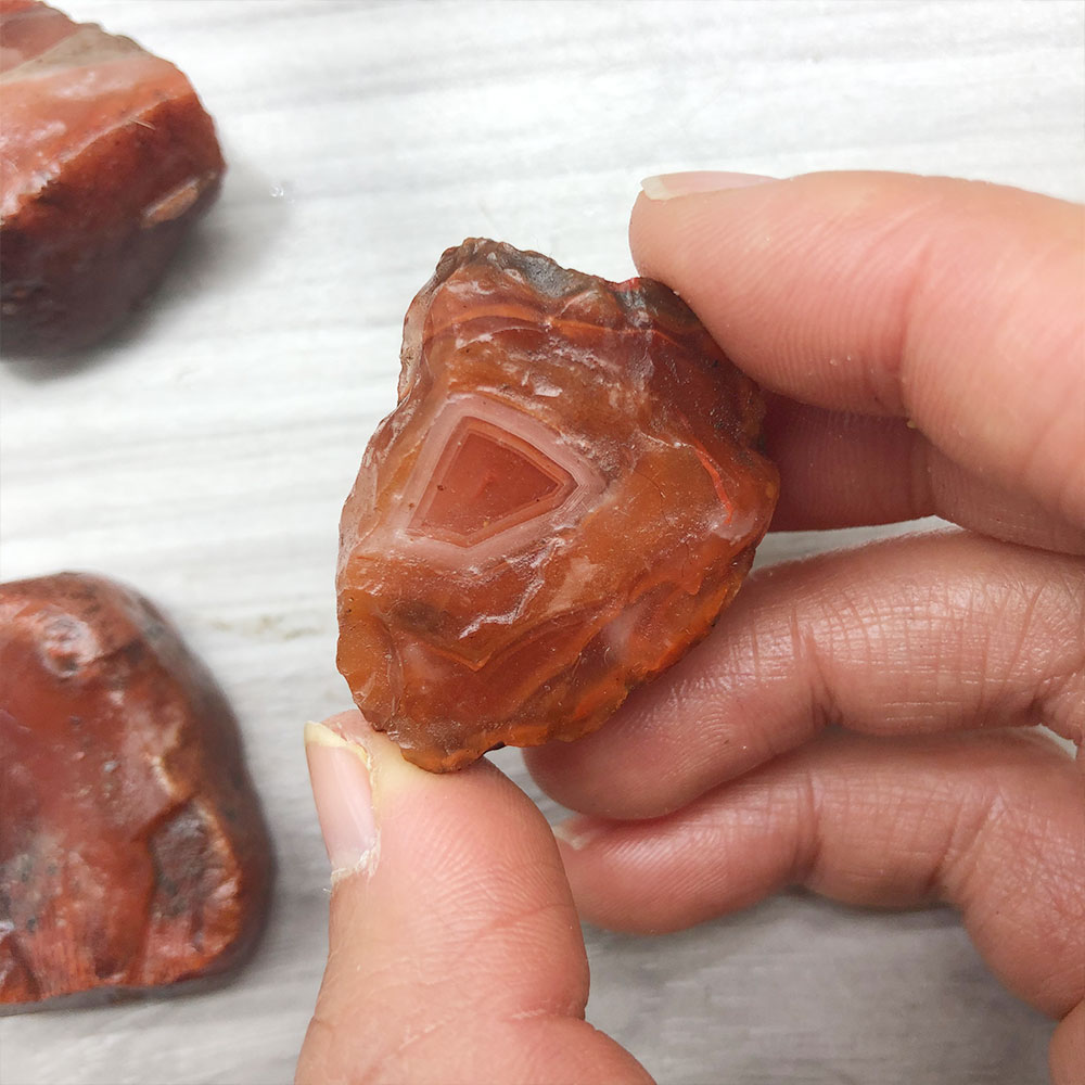 1pc Random Rough Raw Carnelian - Aquarium Plant Red review and price
