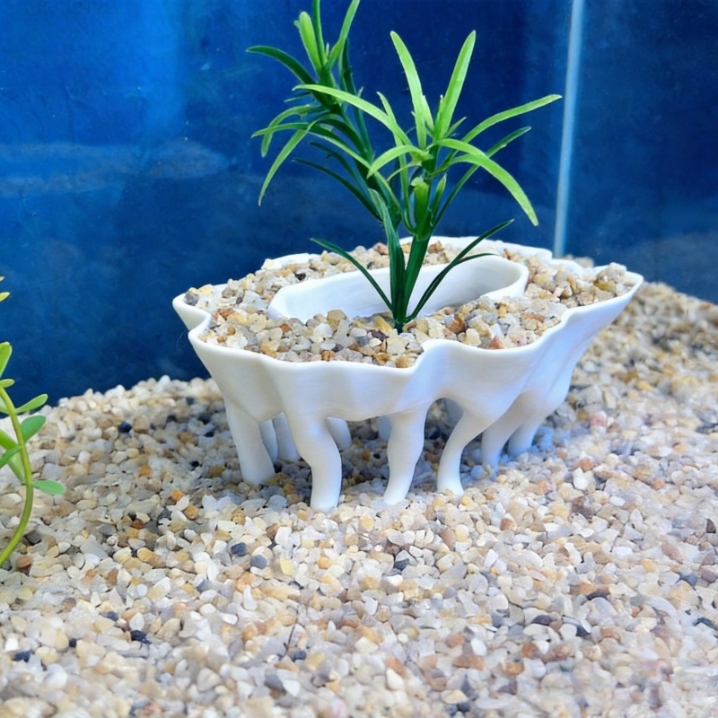 3D printed aquarium plants in  - Aquarium Planted Tree review and price